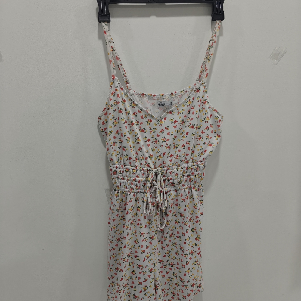 Floral Print Sleeveless Romper